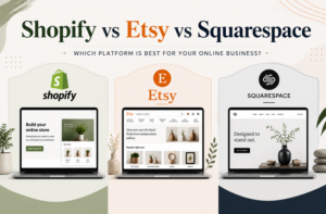 Shopify vs Etsy vs Squarespace